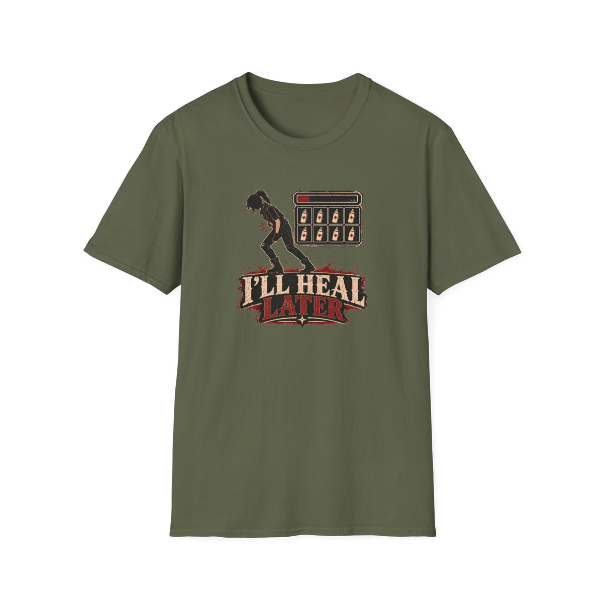Copy of Safe Room T-Shirt "No Enemies Past This Point"