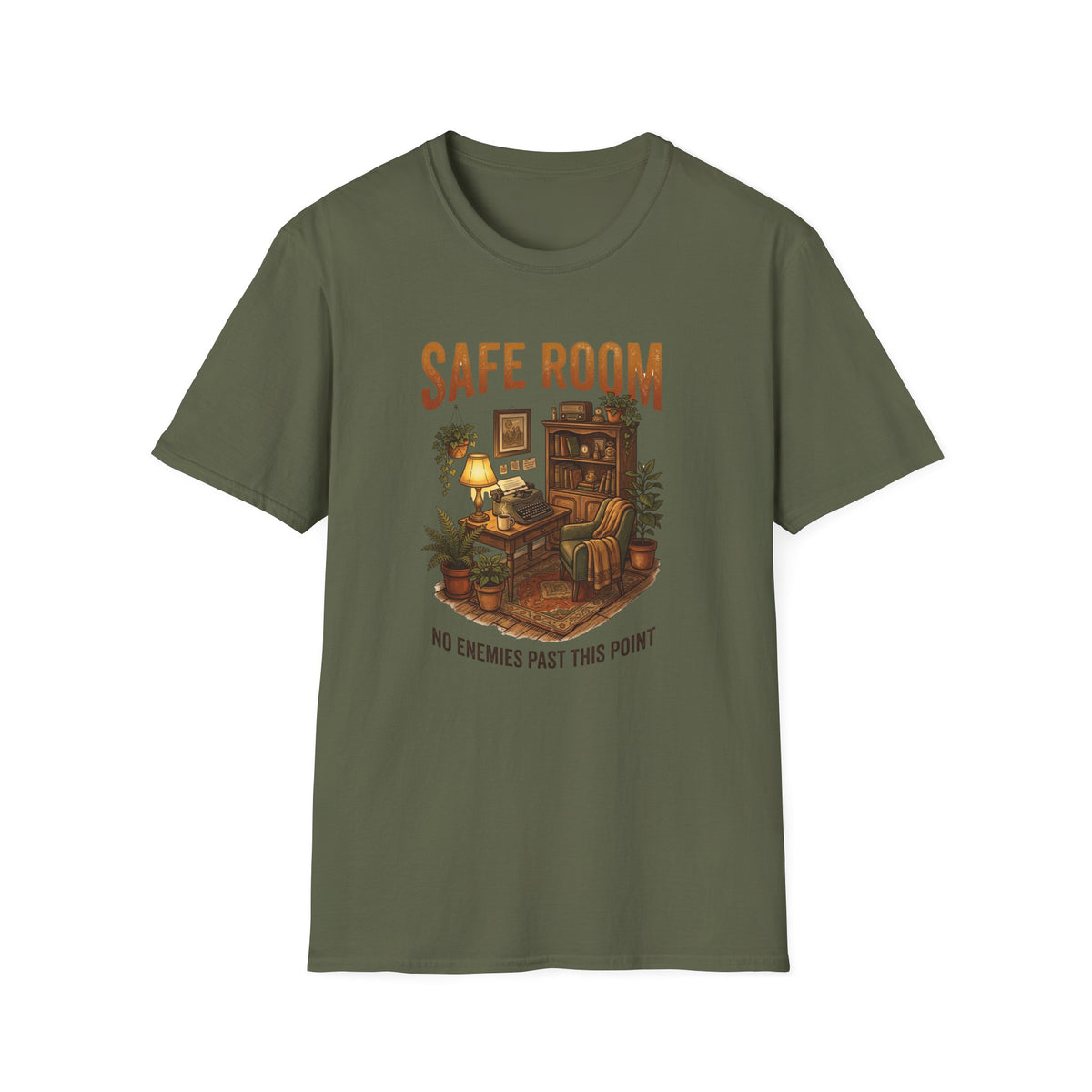 Safe Room T-Shirt "No Enemies Past This Point"